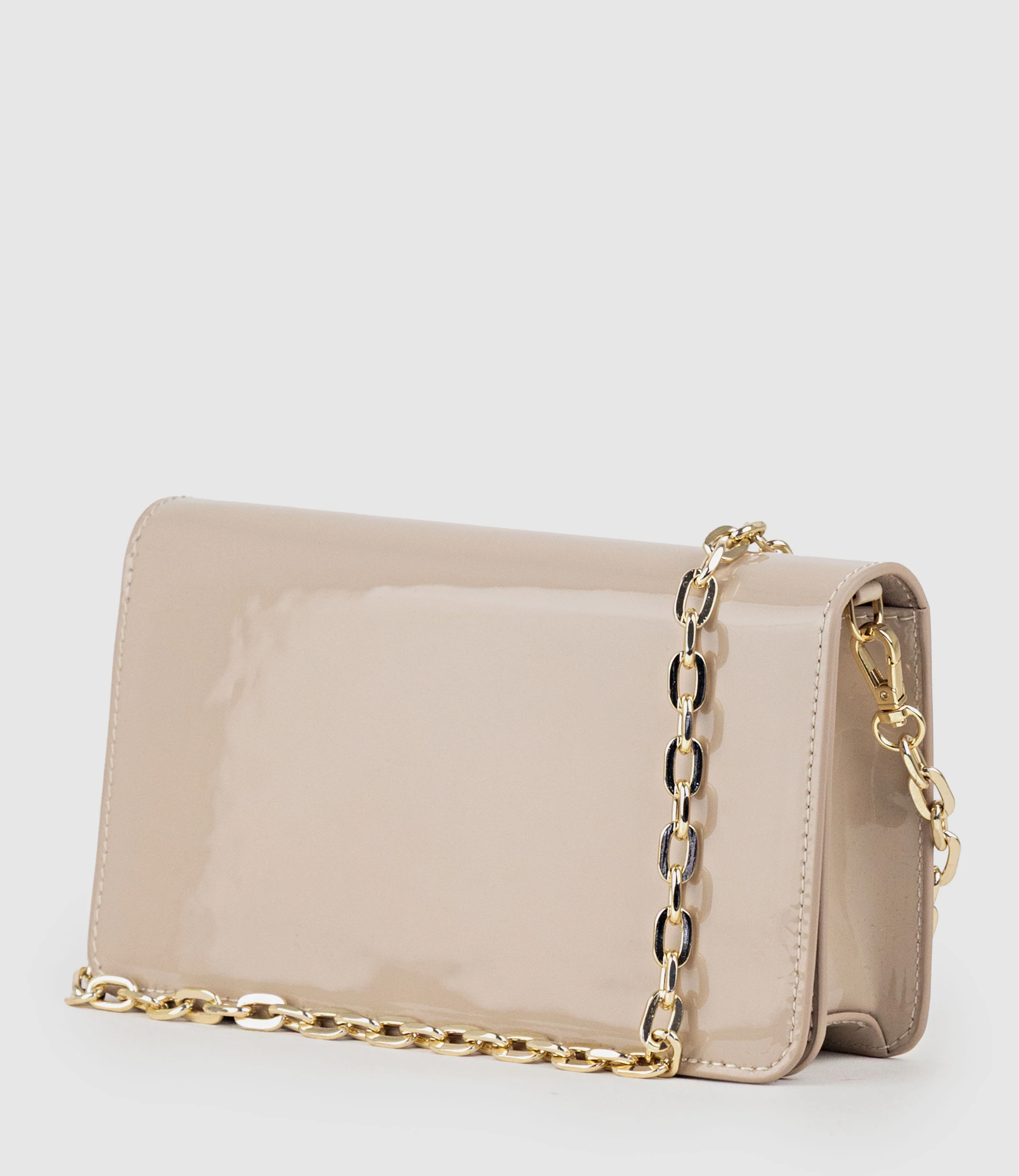 NYX Evening Bag in Blush Patent - Image 2