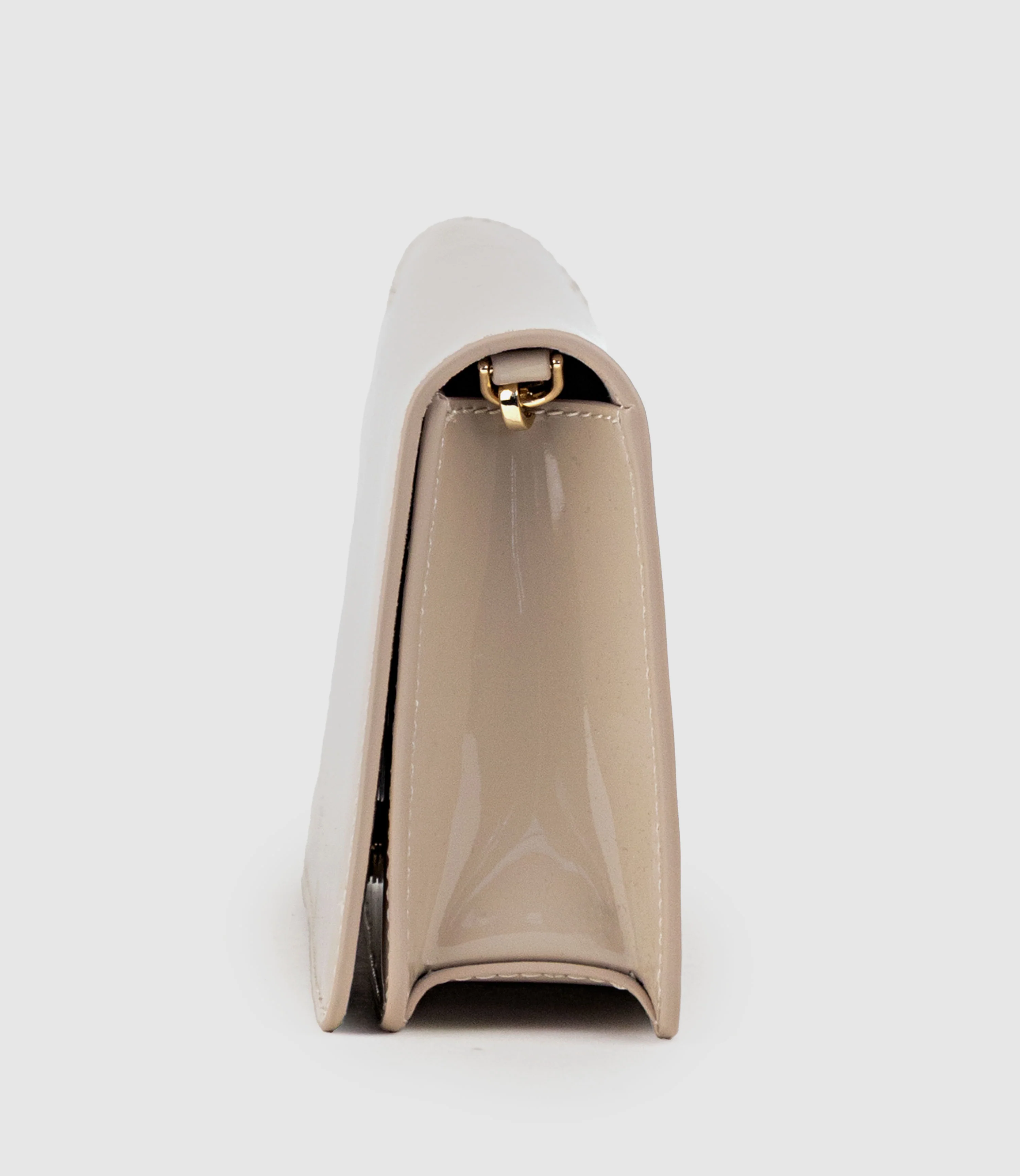 NYX Evening Bag in Blush Patent - Image 3