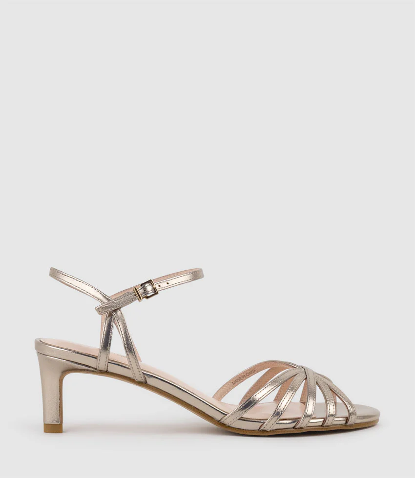 SALSA55 Strappy Sandal in Rosegold