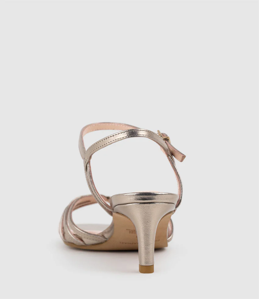 SALSA55 Strappy Sandal in Rosegold - Image 3