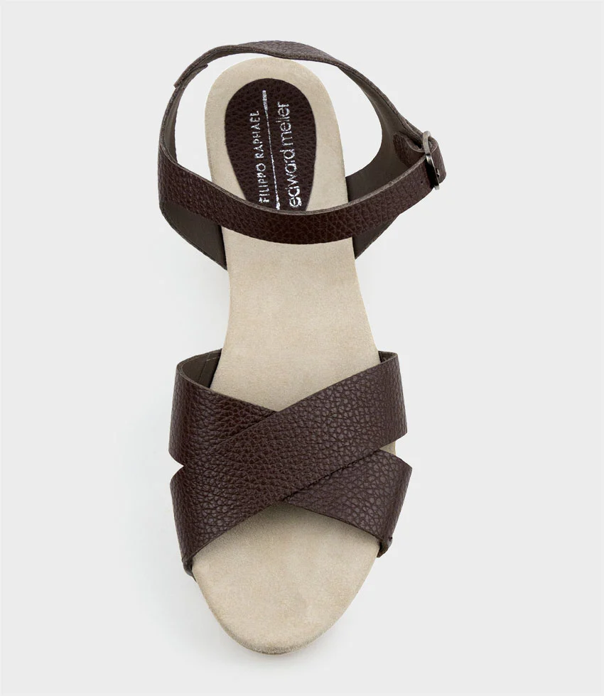 SAMSA65 Studded Sandal on Unit in Brown - Image 5