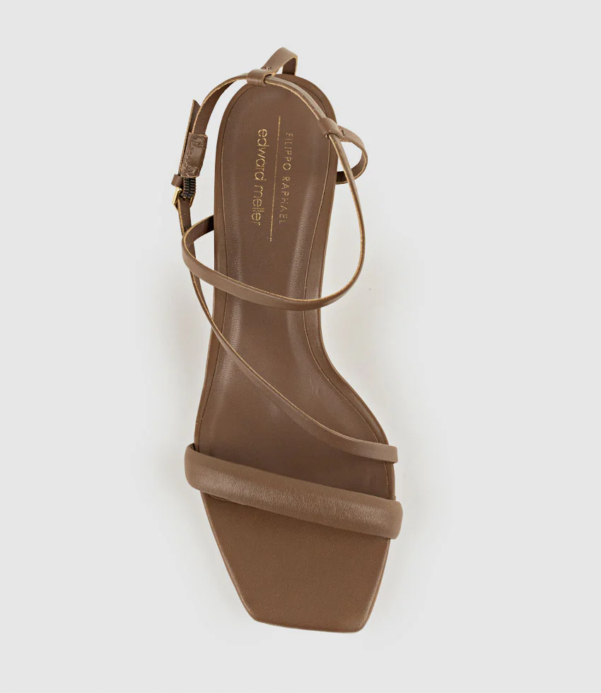 SELENA80 Strappy Sandal in Mocha - Image 5