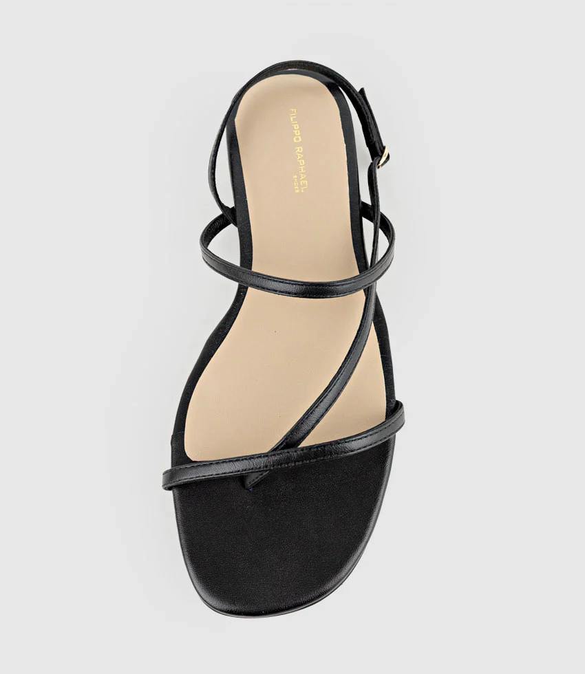 SETALLE Fine Strappy Sandal in Black - Image 4