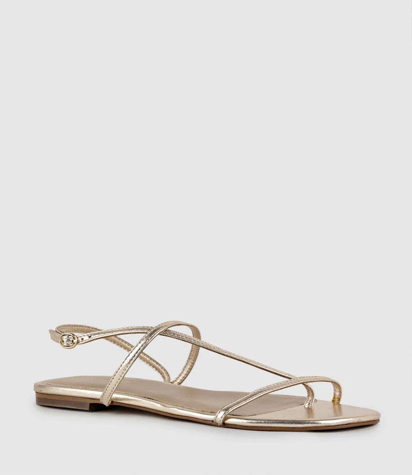 SETALLE Fine Strappy Sandal in Platino - Image 2