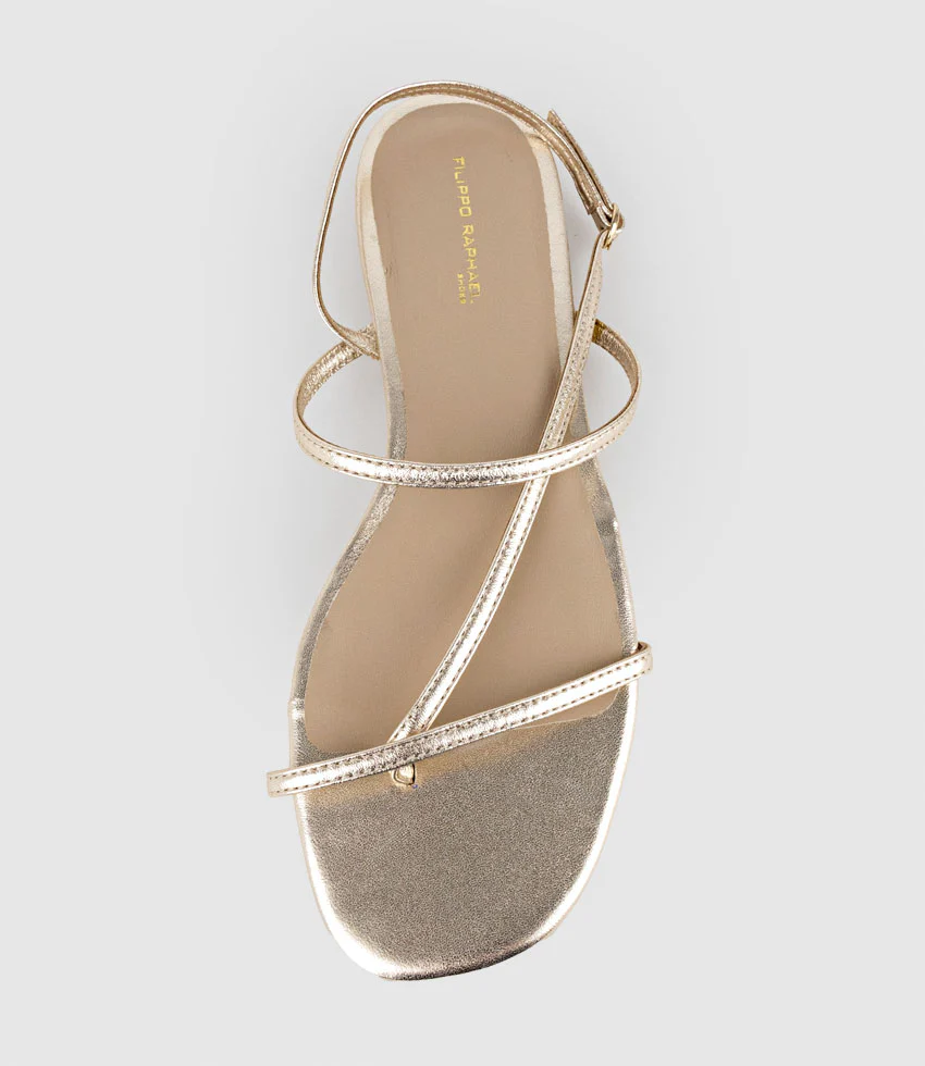 SETALLE Fine Strappy Sandal in Platino - Image 4
