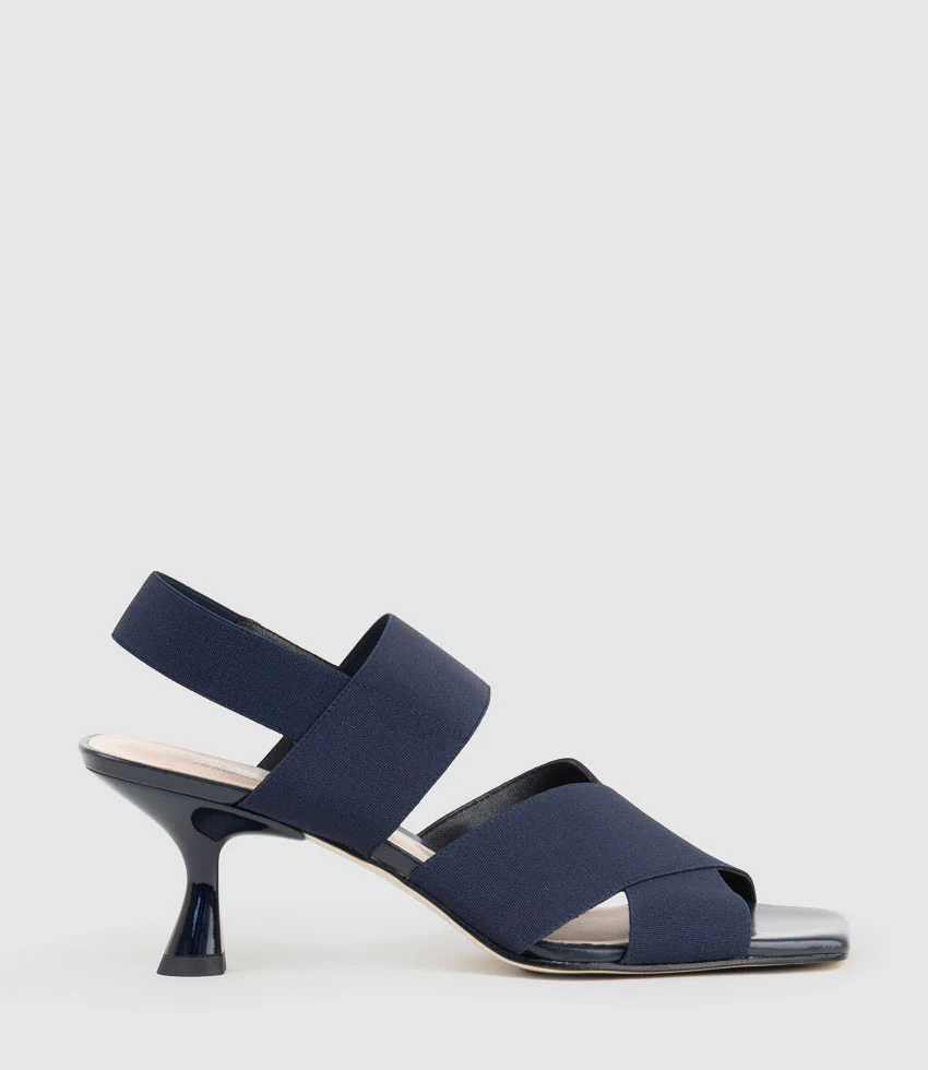 SKYRA60 Elastic Sandal in Navy