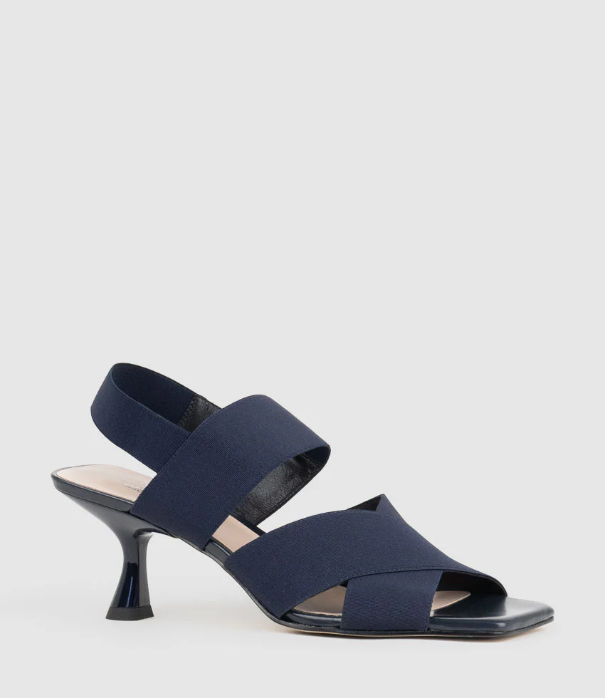 SKYRA60 Elastic Sandal in Navy - Image 3