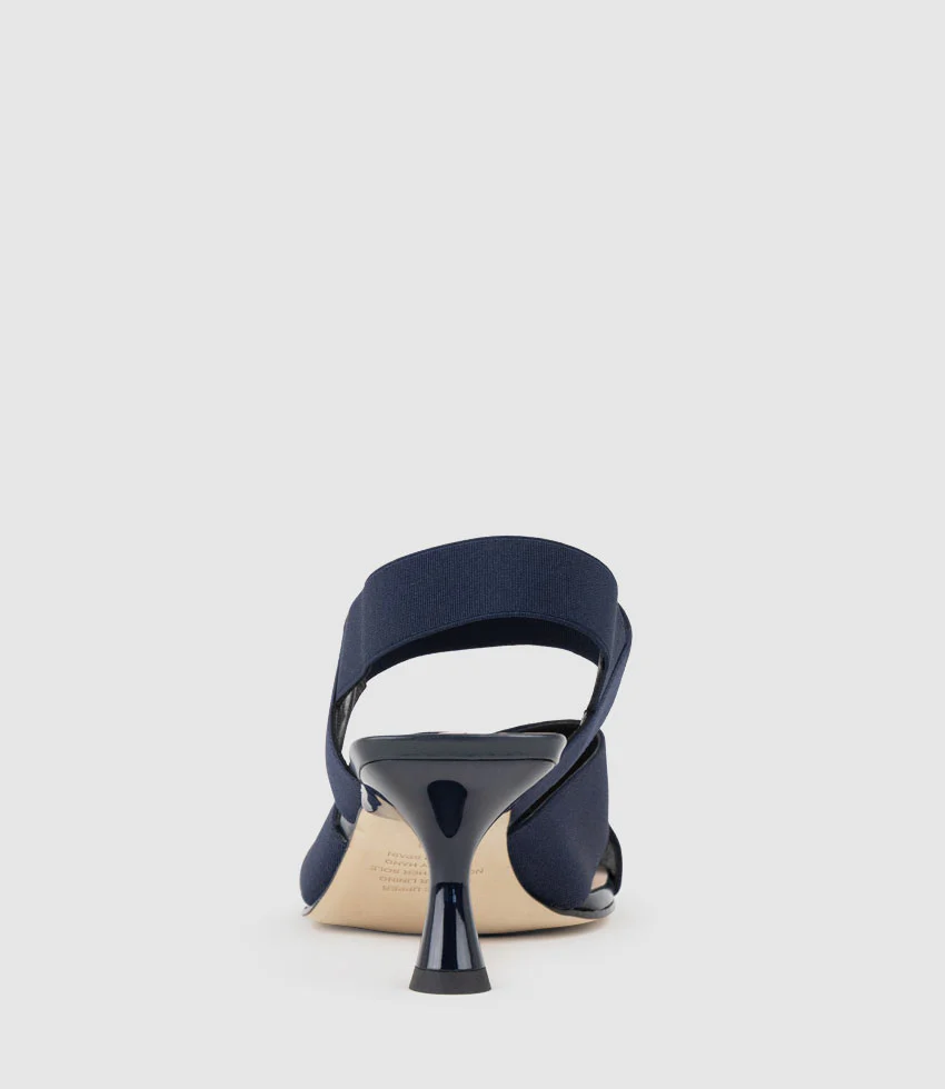 SKYRA60 Elastic Sandal in Navy - Image 4