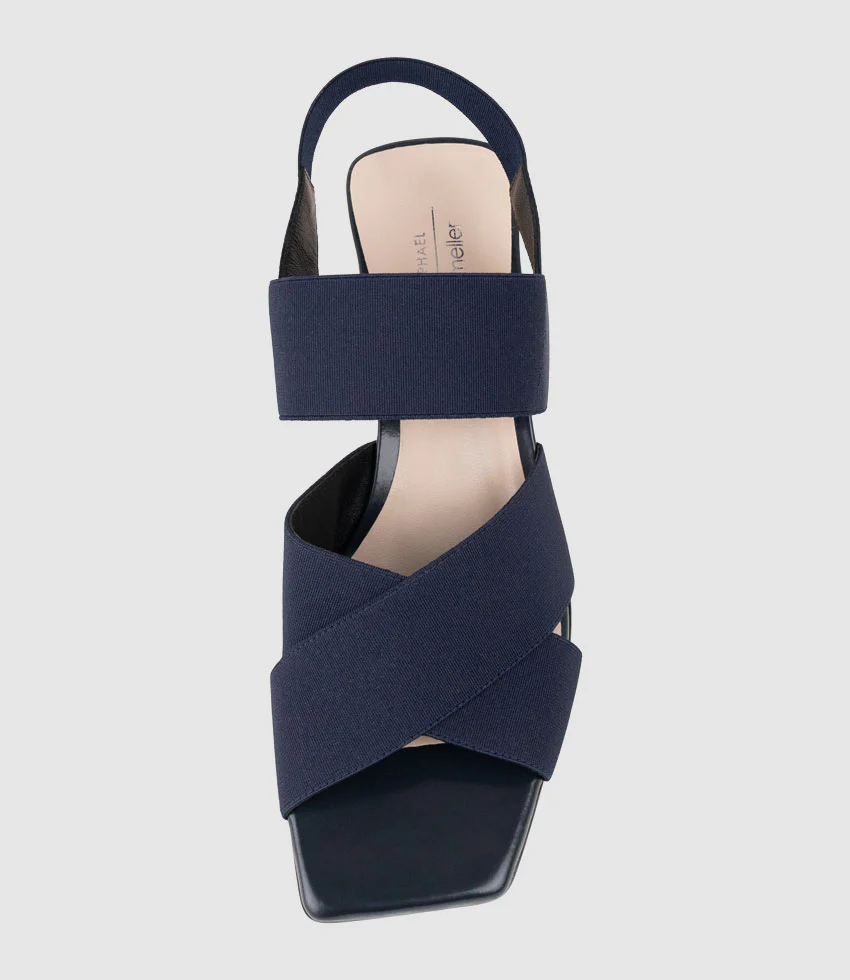 SKYRA60 Elastic Sandal in Navy - Image 5