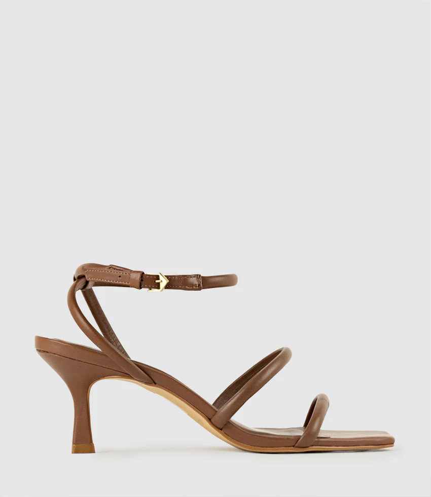SOLARA65 Strappy Sandal in Caramel