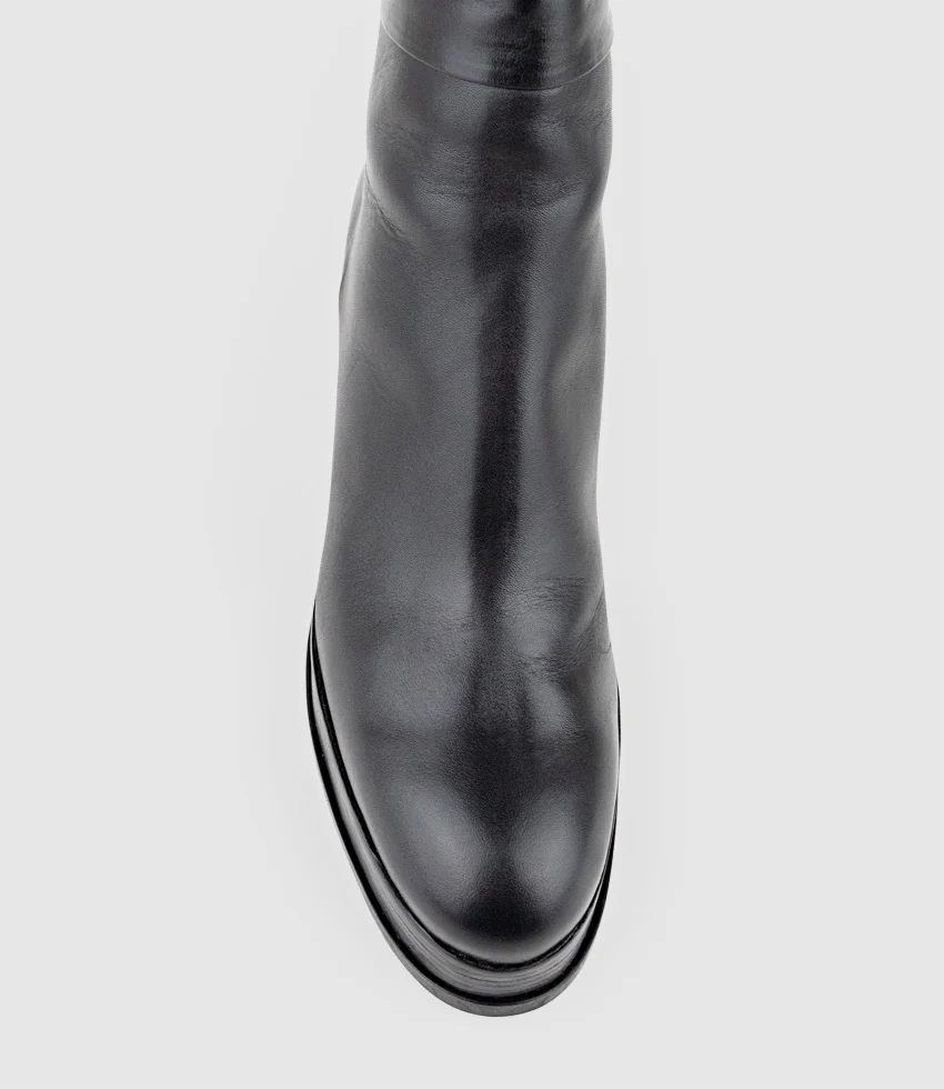 ULLA95 Platform Ankle Boot in Black - Image 4