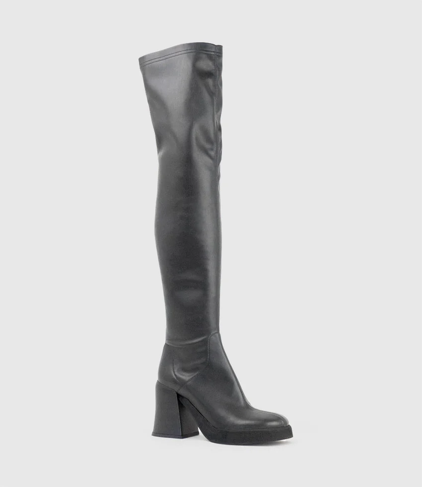 UMERA95 OTK Pull On Boot in Black - Image 3