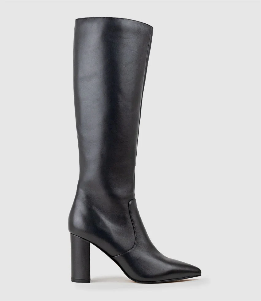 VAIN85 Knee High Boot in Black