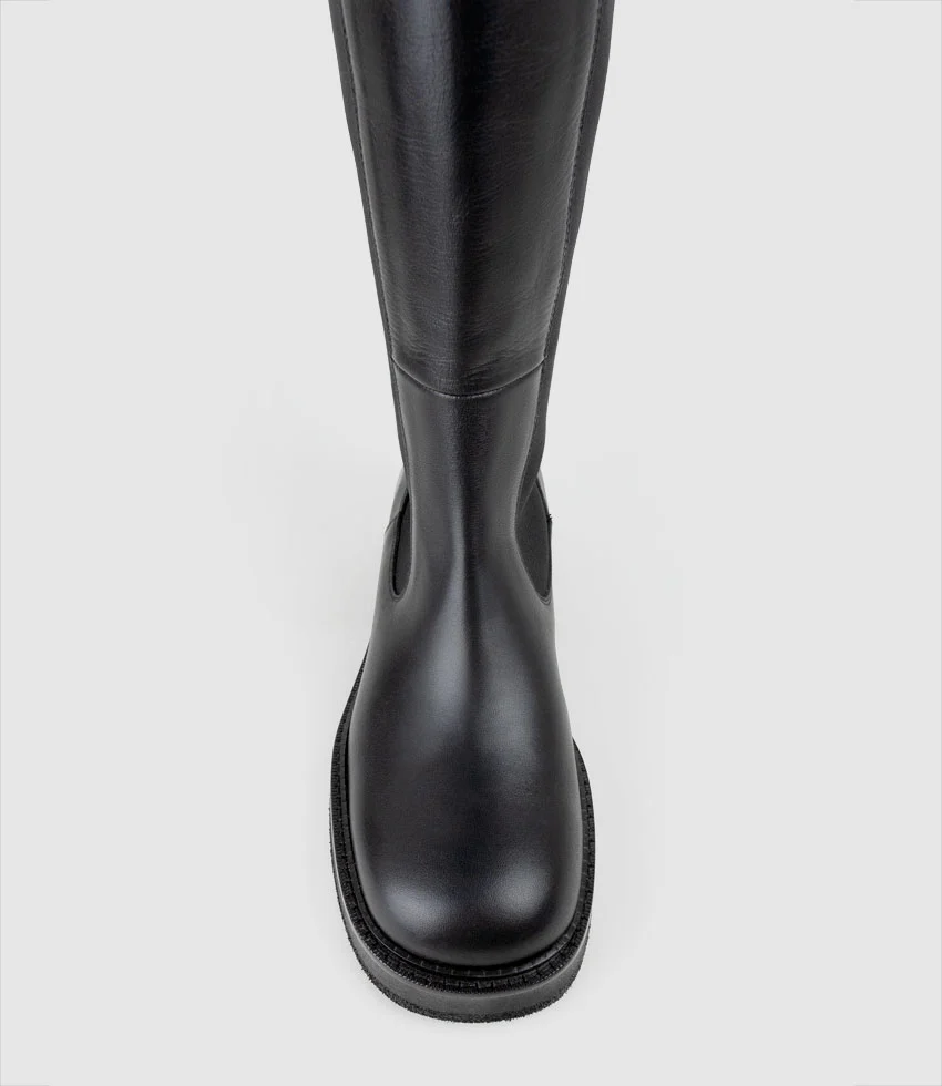 VANETTE Knee High Boot in Black - Image 4