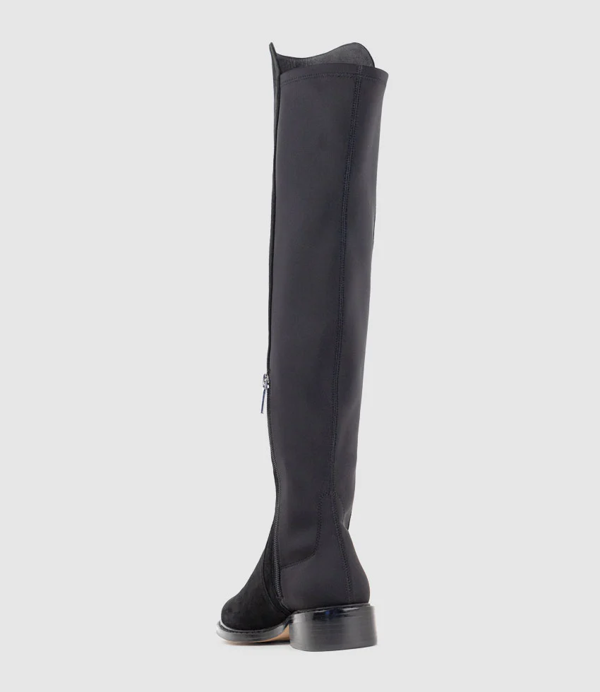 VELVET30 OTK Boot in Black Suede - Image 4