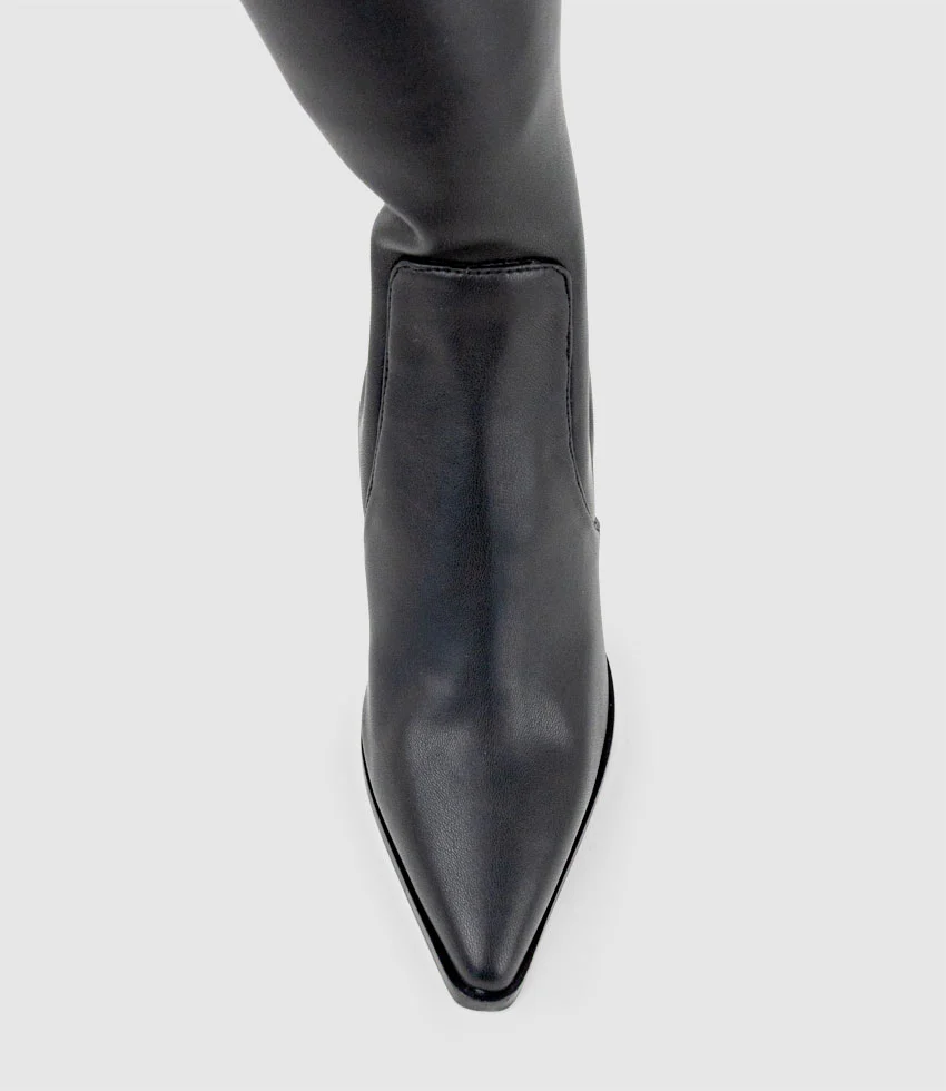 VERONE95 OTK Stretch Boot in Black - Image 5