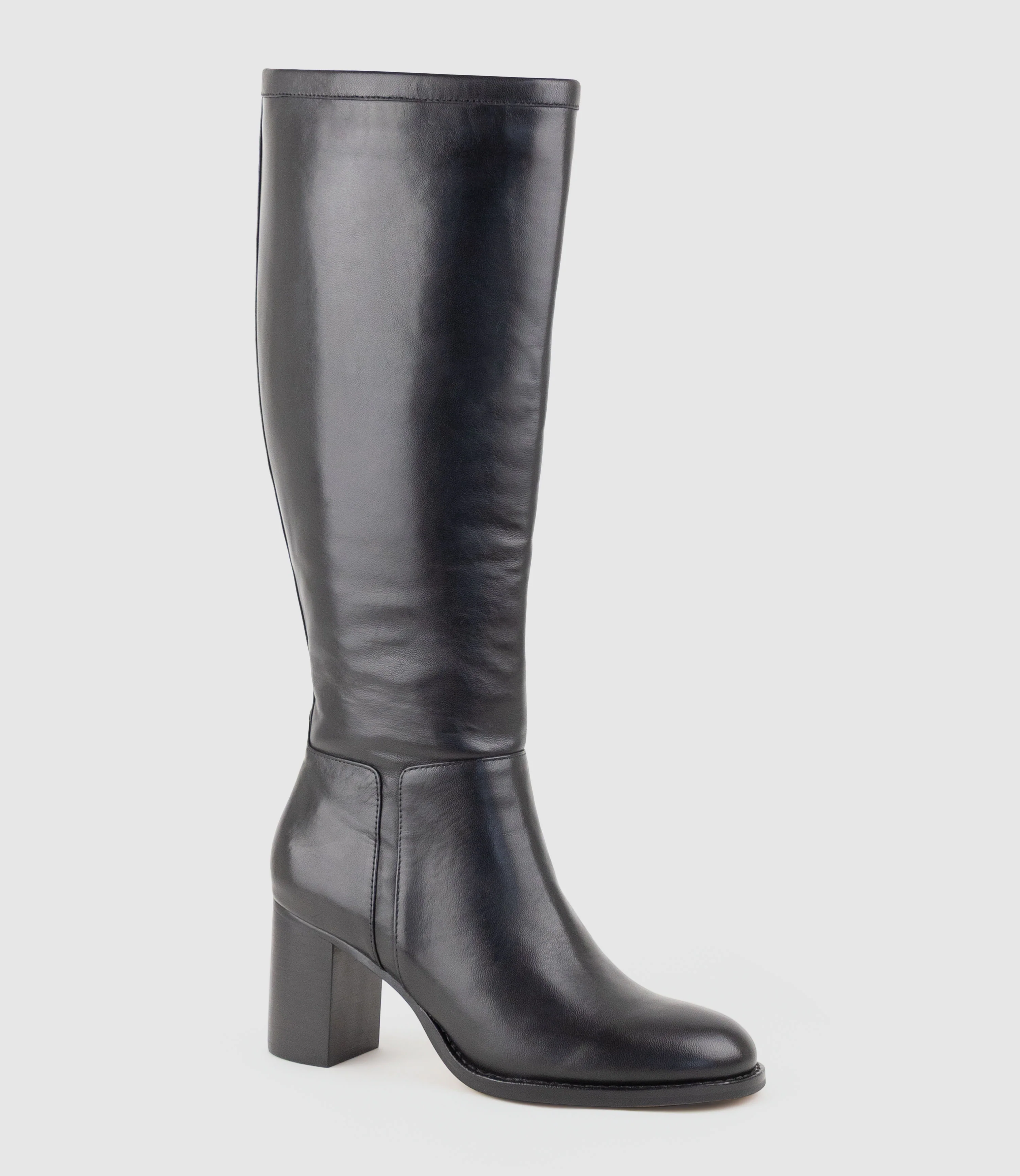 VERONICA70 Wide Fit Knee High Boot in Black - Image 3