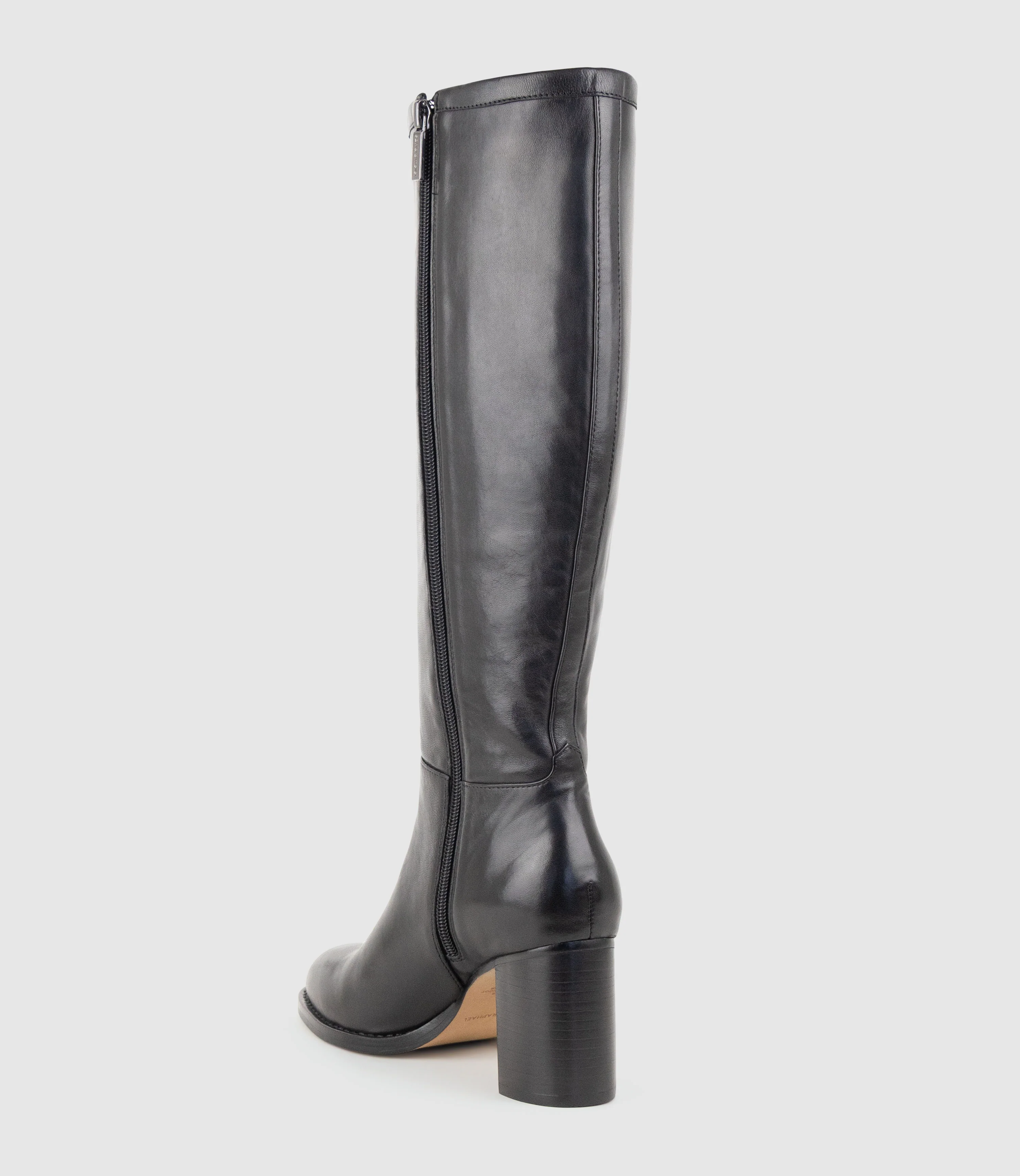 VERONICA70 Wide Fit Knee High Boot in Black - Image 4