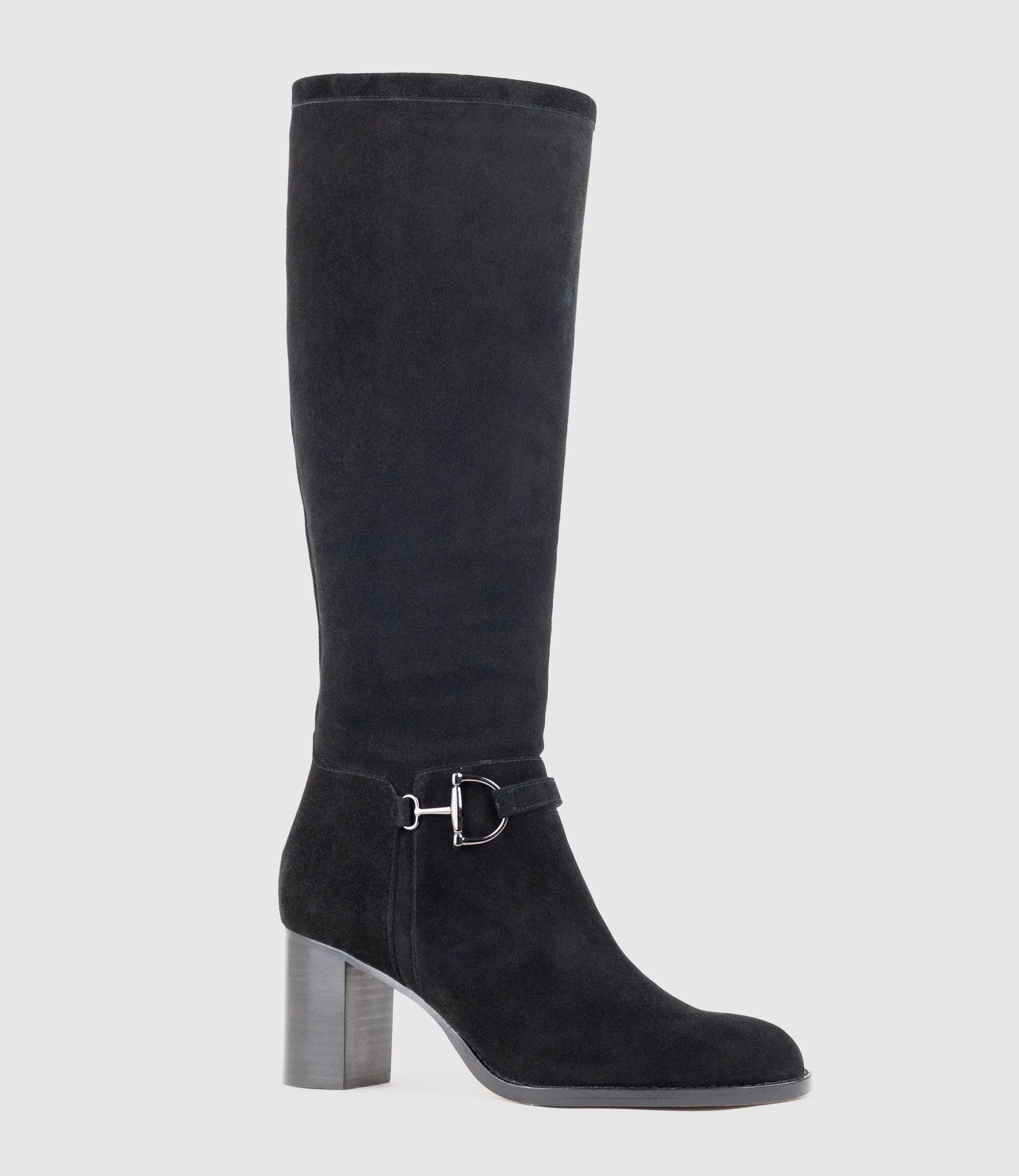 VIRTUAL70 Knee High Boot in Black Suede - Image 2