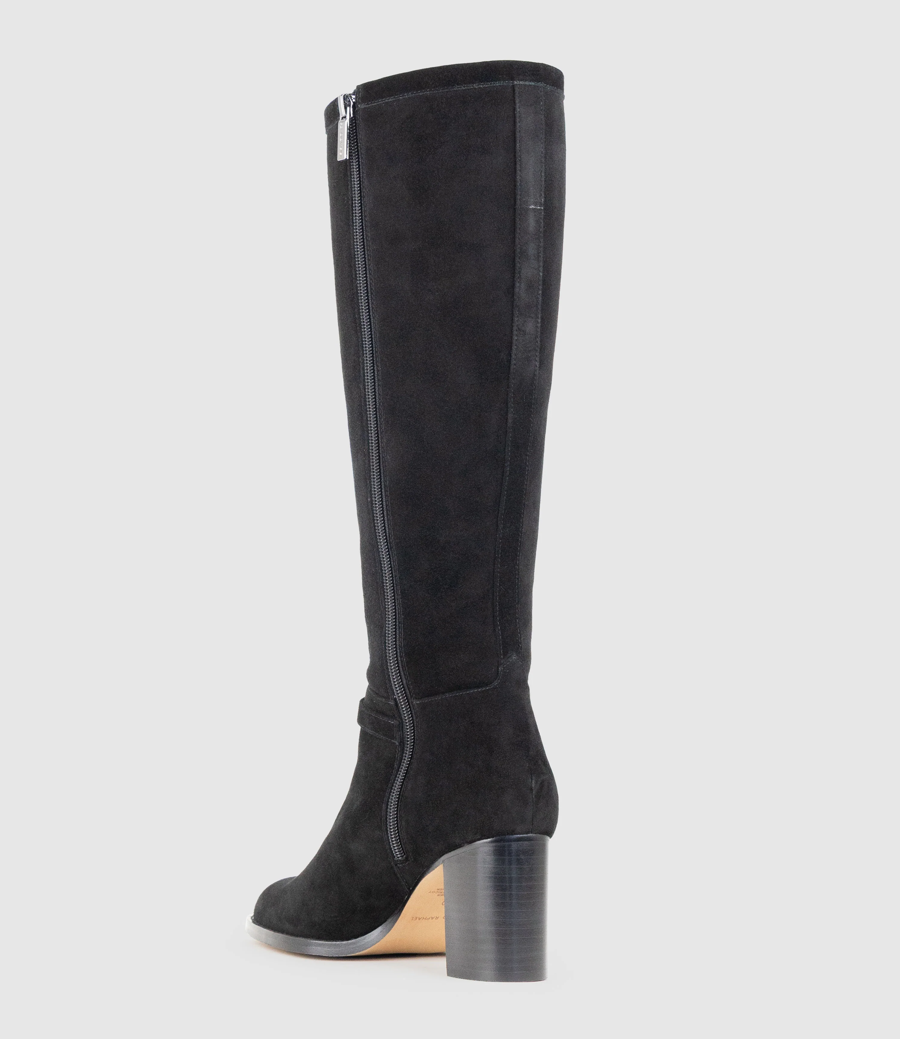 VIRTUAL70 Knee High Boot in Black Suede - Image 3