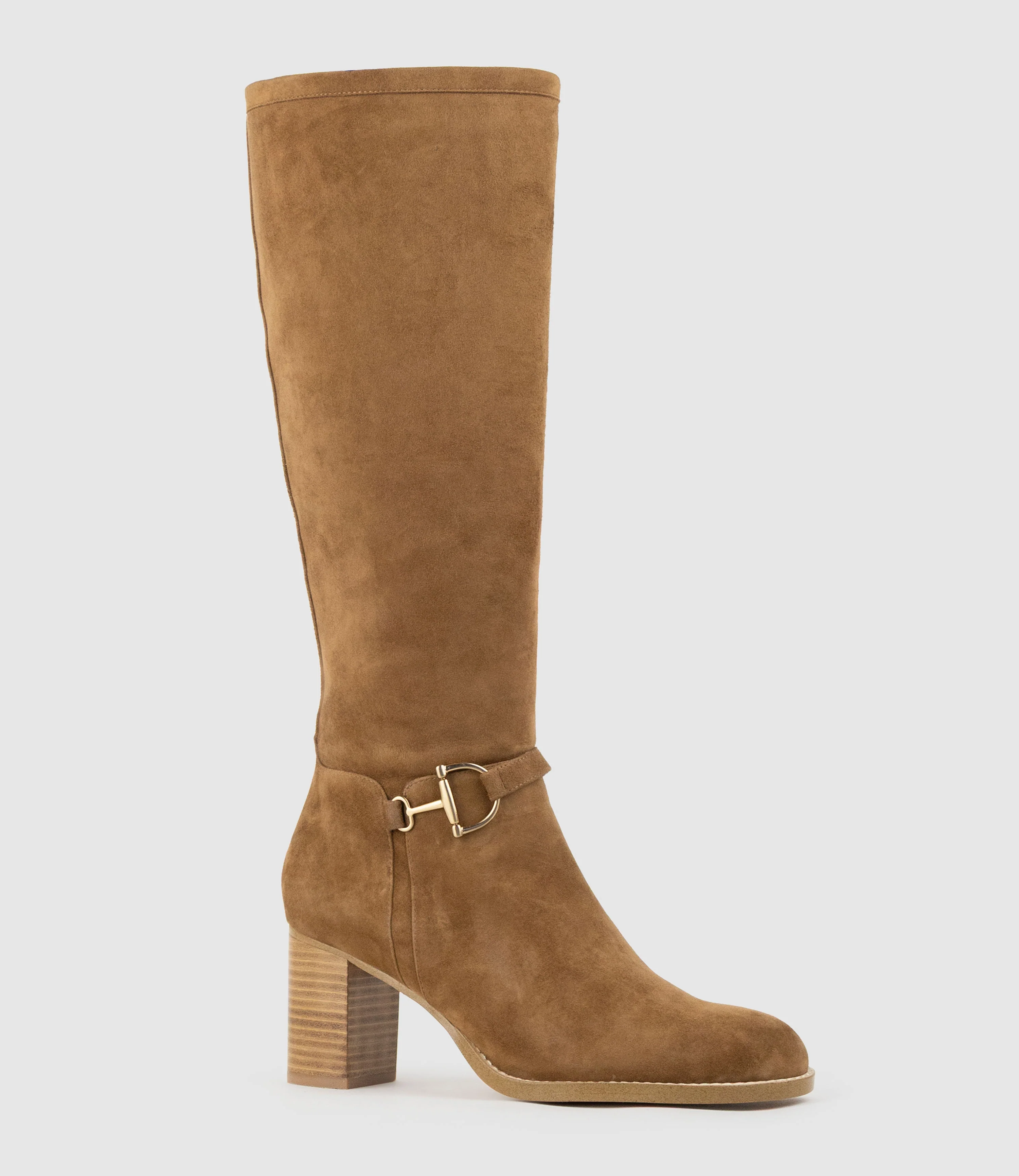 VIRTUAL70 Knee High Boot in Tan Suede - Image 2