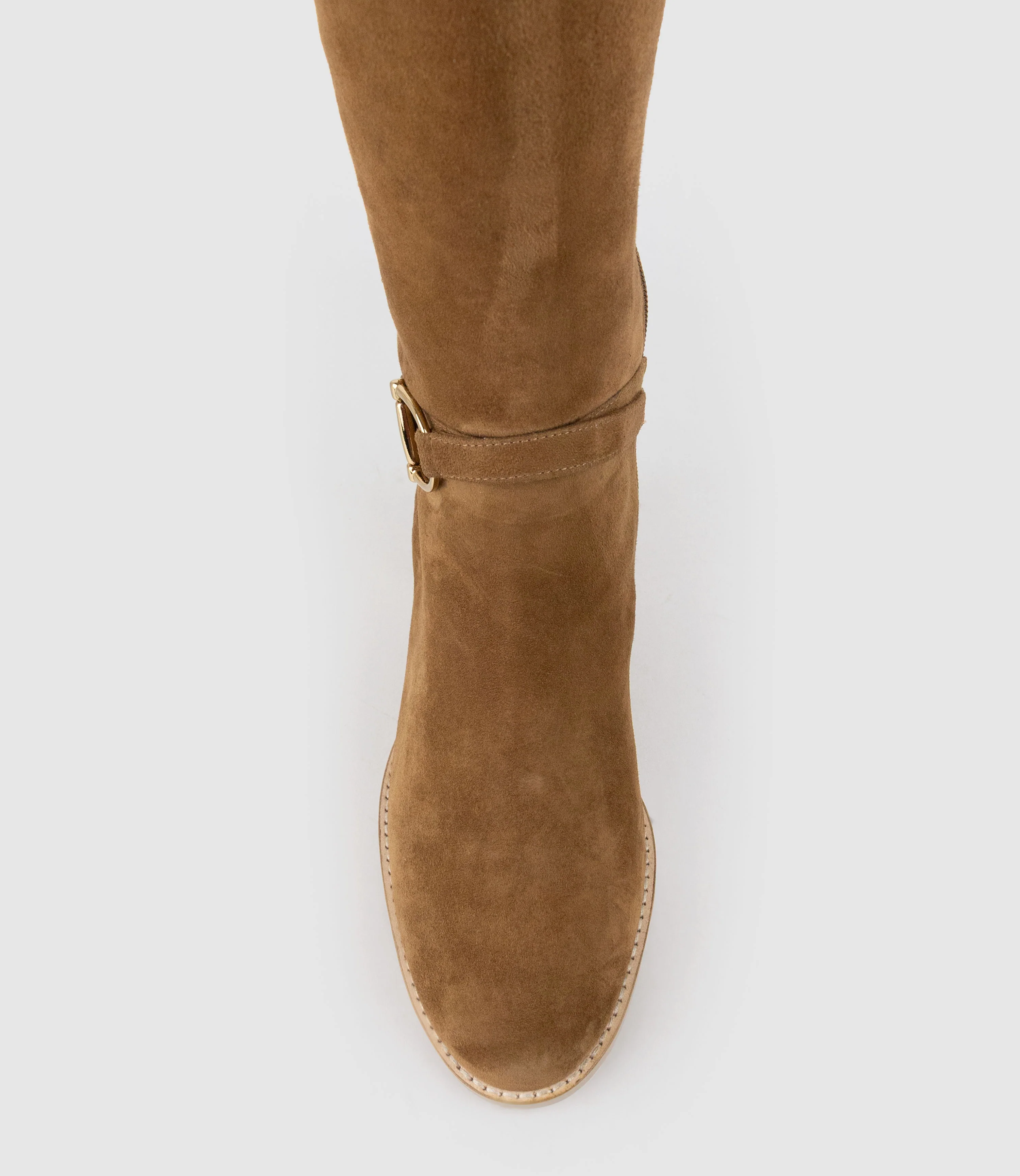 VIRTUAL70 Knee High Boot in Tan Suede - Image 4