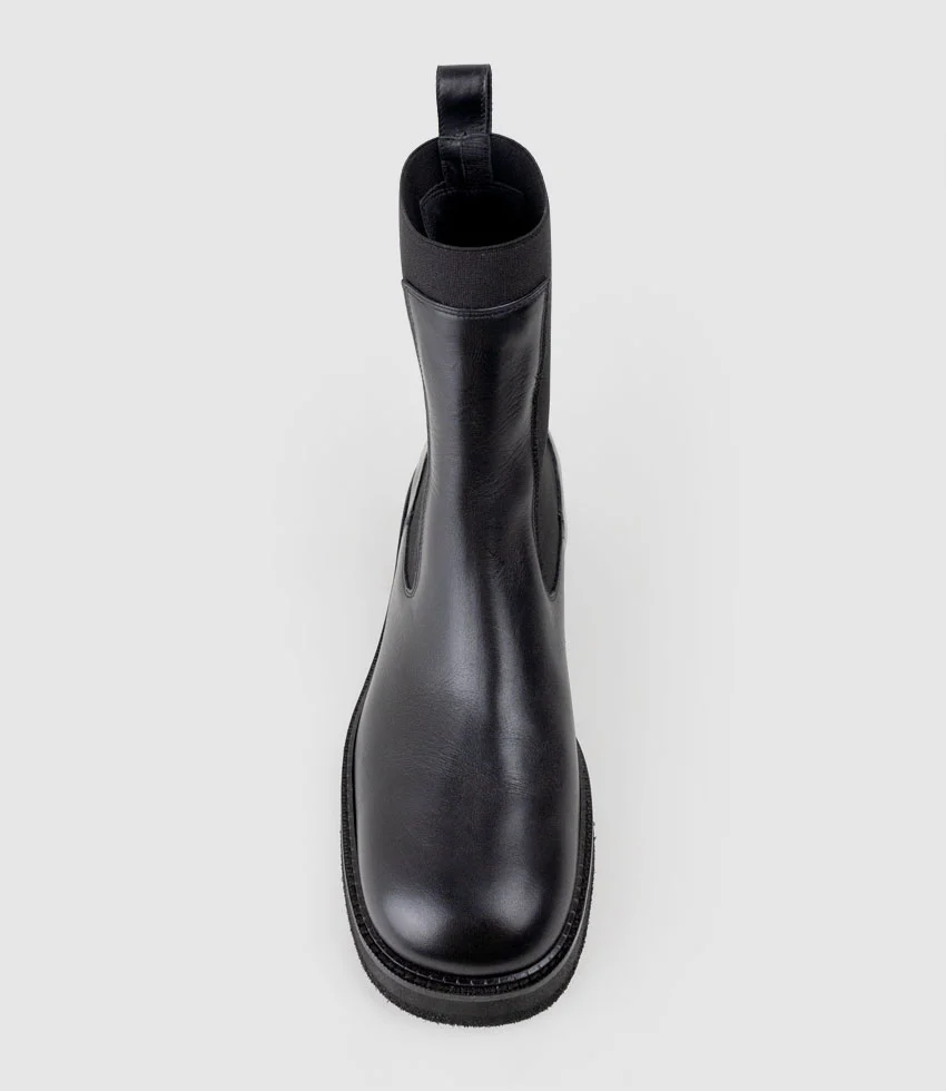 WENDYL Ankle Boot with Gusset in Black - Image 6