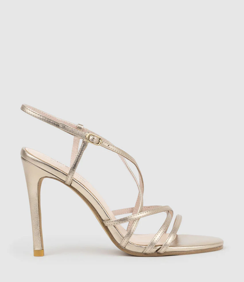 WILLA100 Strappy Sandal in Rosegold