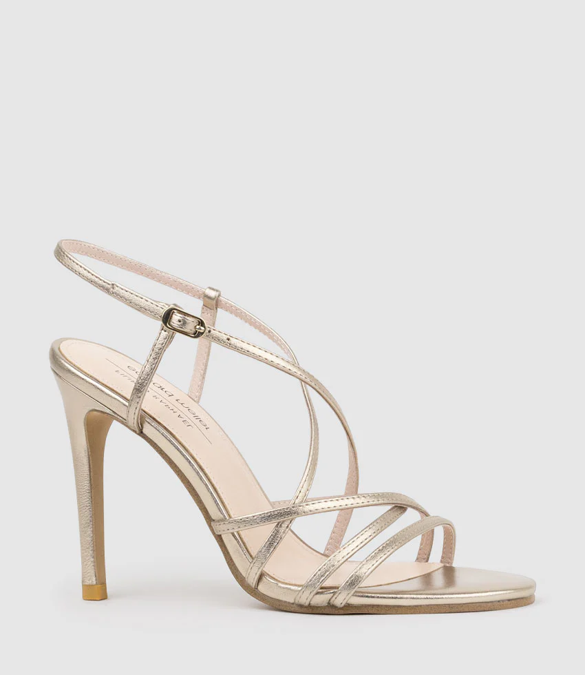 WILLA100 Strappy Sandal in Rosegold - Image 2