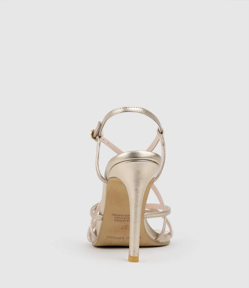 WILLA100 Strappy Sandal in Rosegold - Image 3