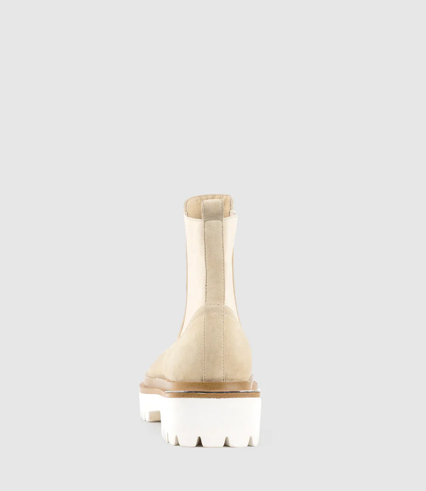 WILMOTT Chukka Boot on EVA Sole in Sand Suede - Image 3