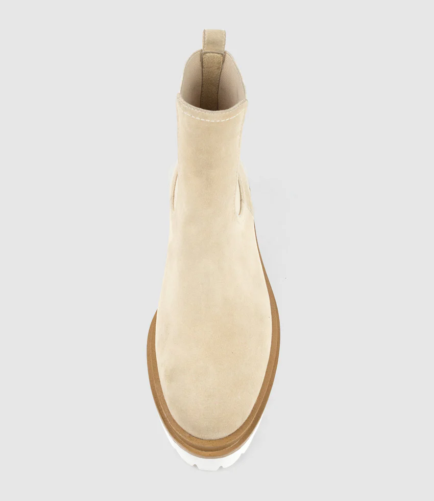 WILMOTT Chukka Boot on EVA Sole in Sand Suede - Image 4