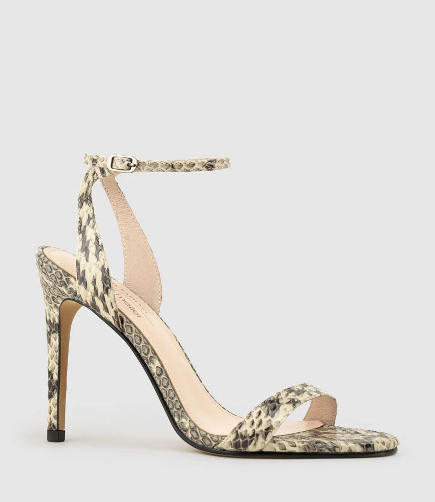 WISP100 Single Strap Sandal in Roccia Snake - Image 3