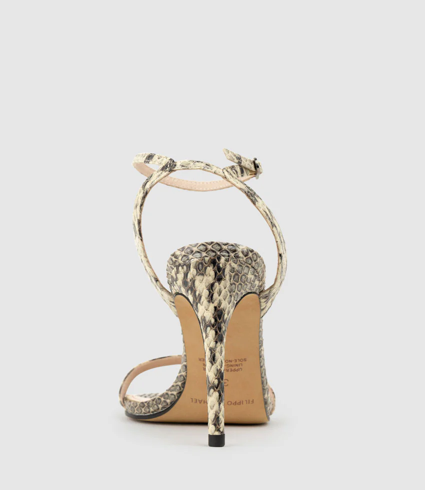 WISP100 Single Strap Sandal in Roccia Snake - Image 4