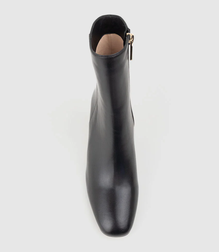 XADIA85 Block Heel Ankle Boot in Black - Image 4