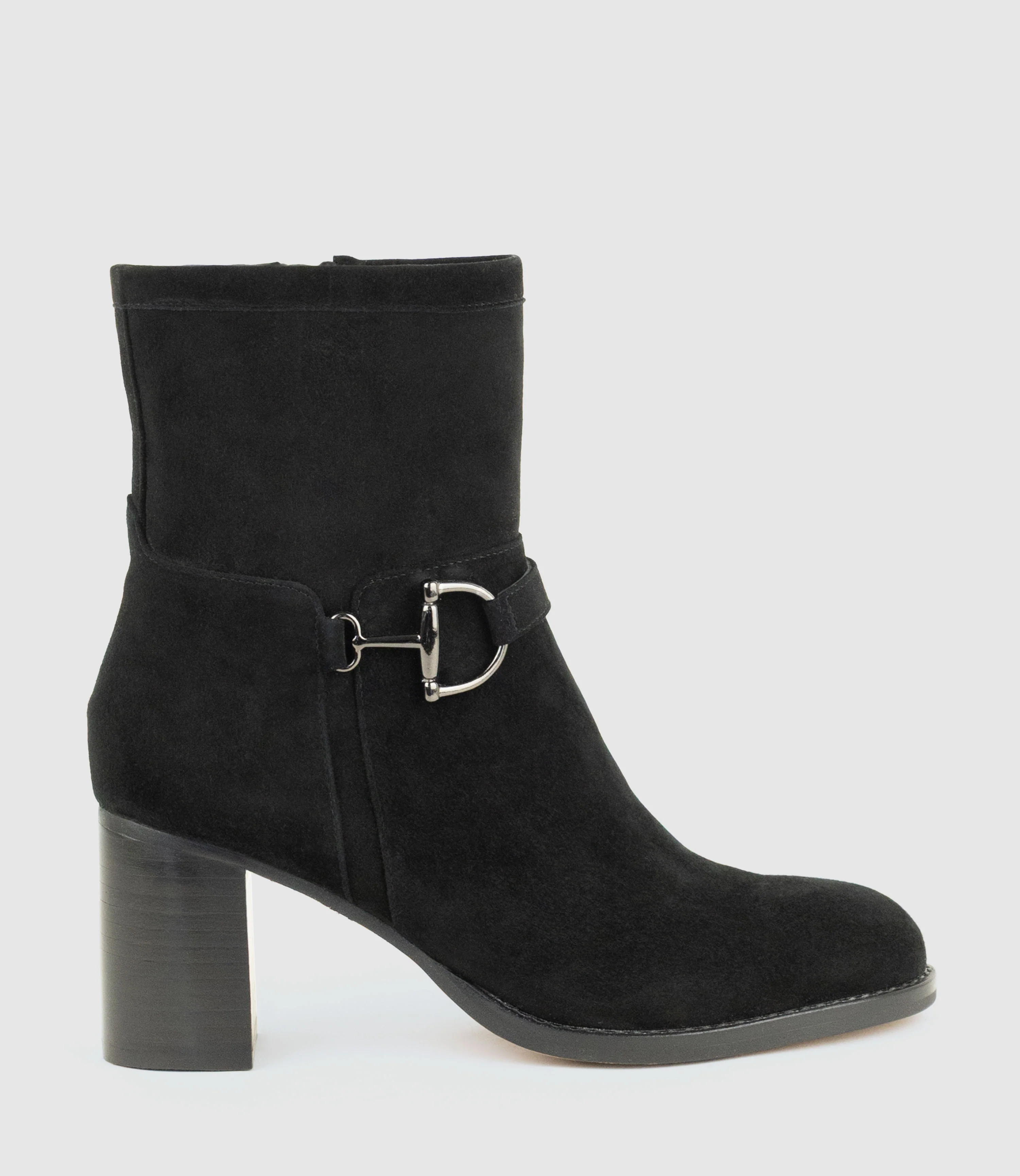 ZIERA70 Ankle Boot in Black Suede