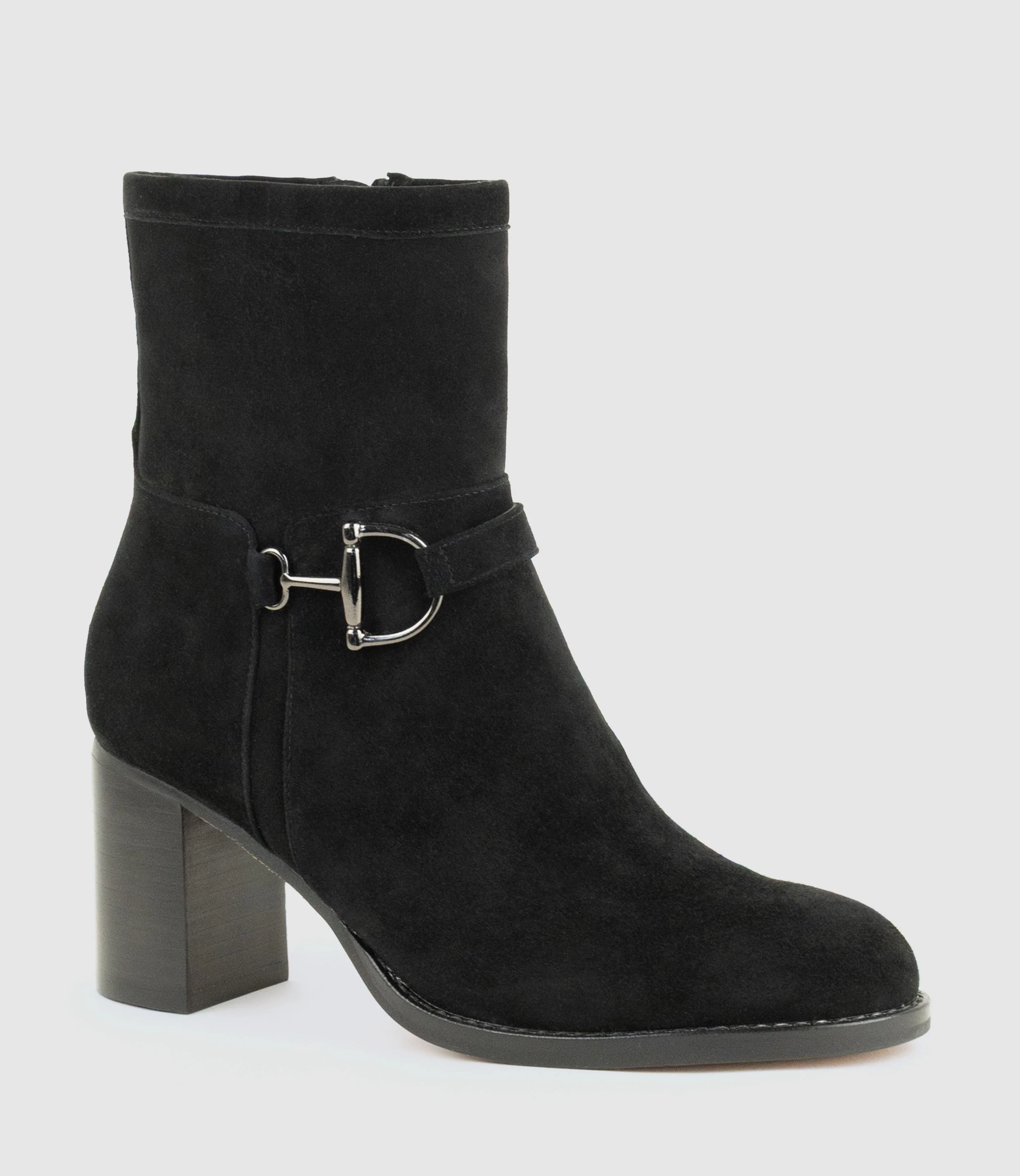 ZIERA70 Ankle Boot in Black Suede - Image 2