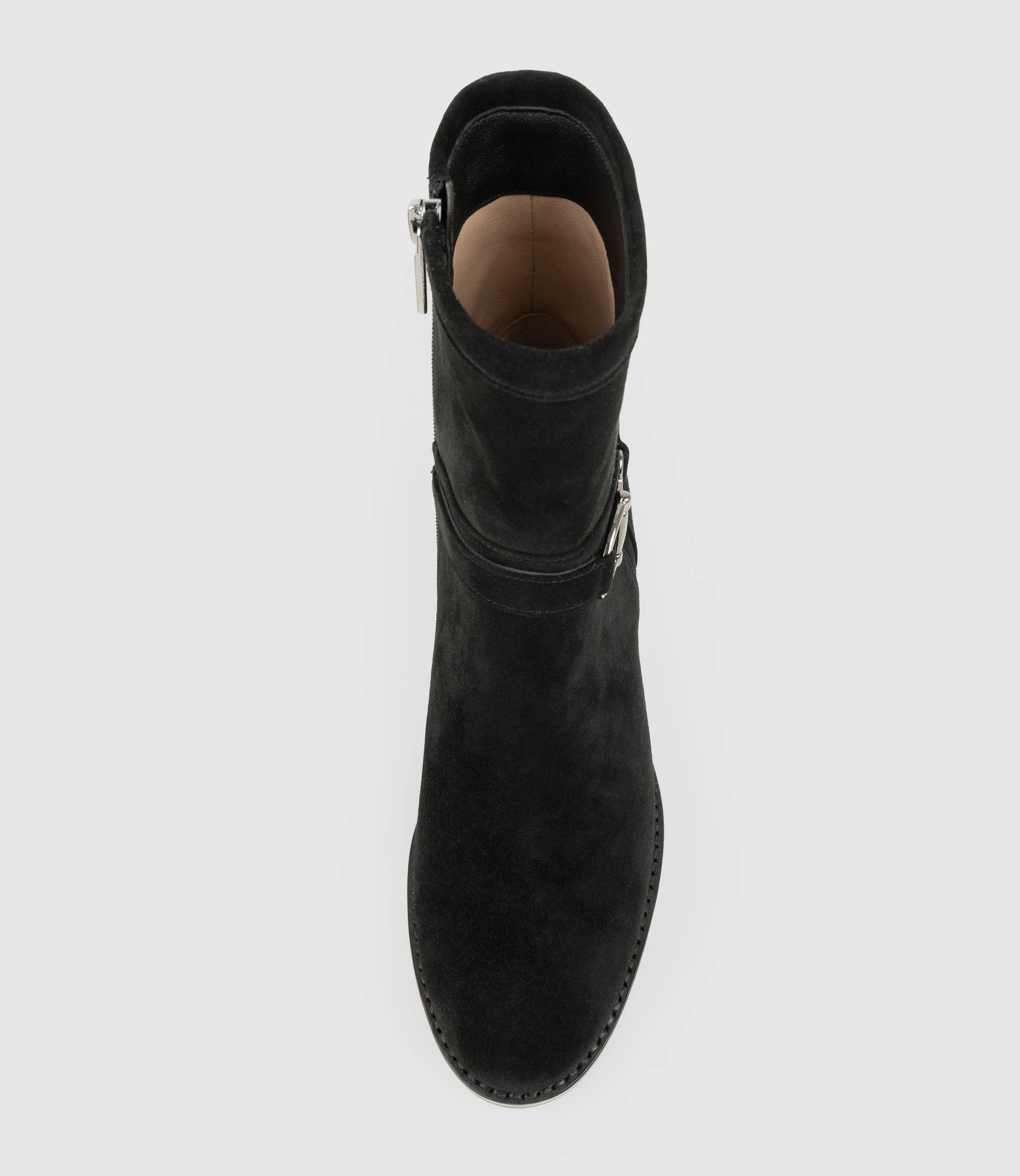 ZIERA70 Ankle Boot in Black Suede - Image 4