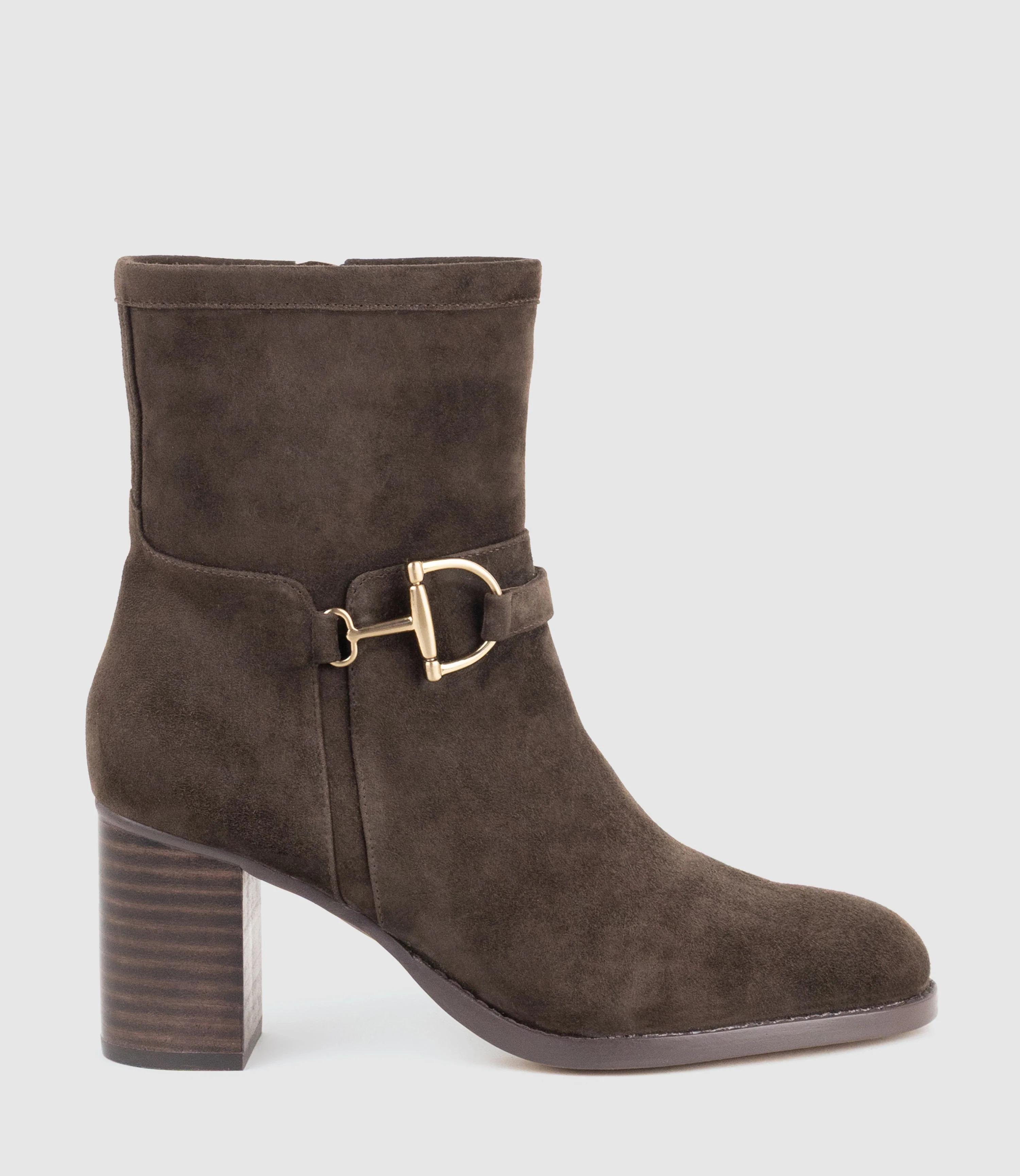 ZIERA70 Ankle Boot in Chocolate Suede